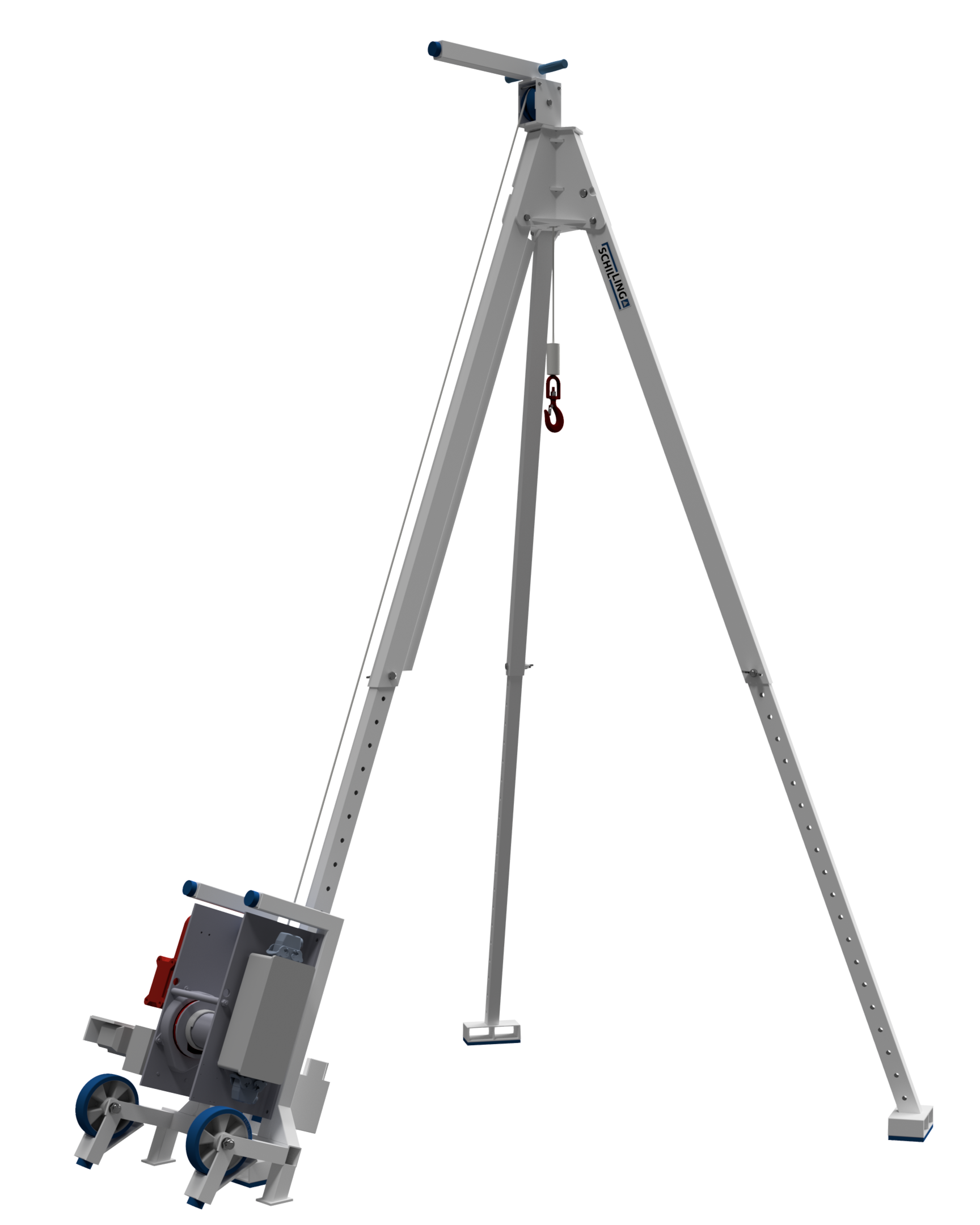 SCHILLING - Alu-Dreibock mit Elektroseilwinde