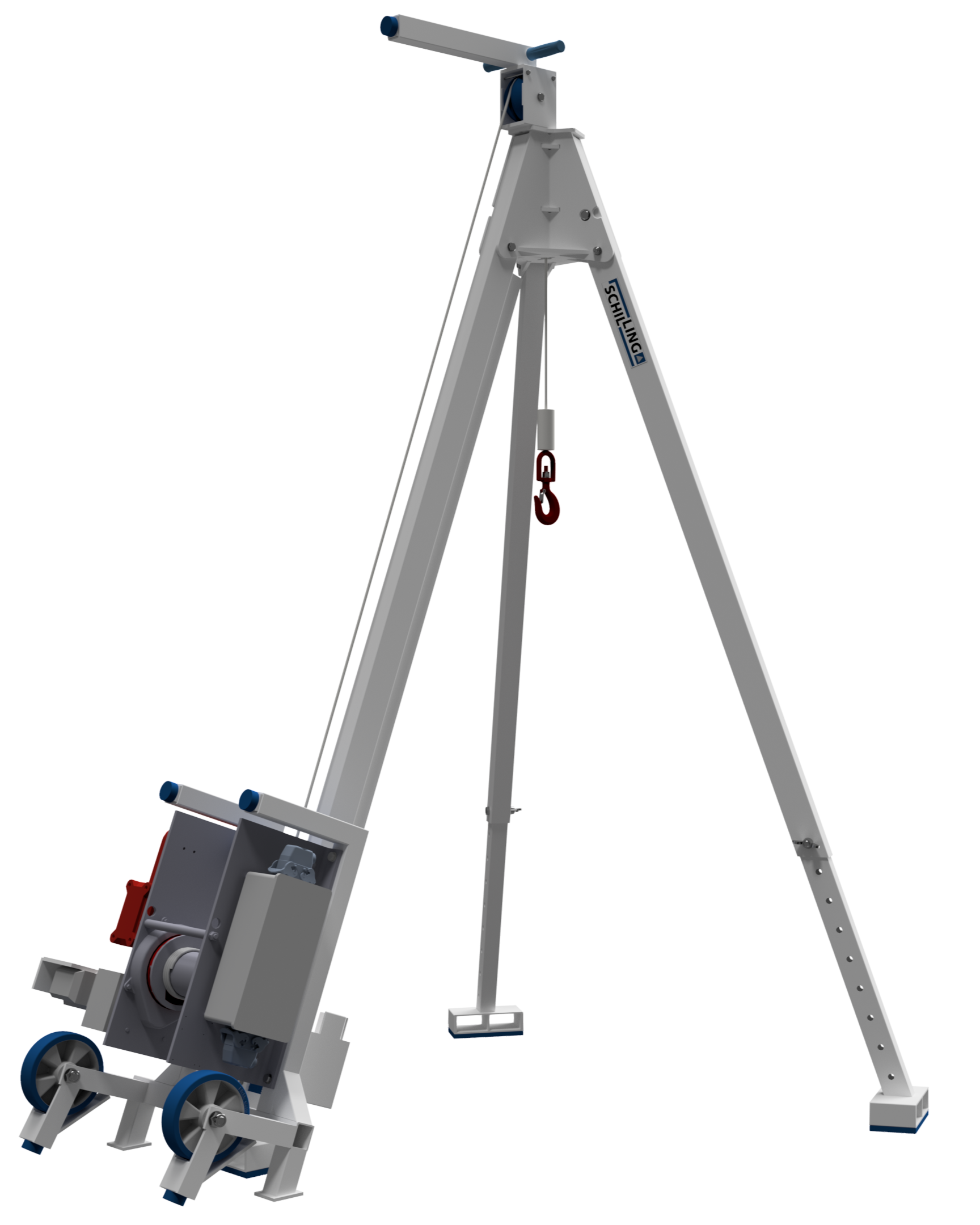 SCHILLING - Alu-Dreibock mit Elektroseilwinde