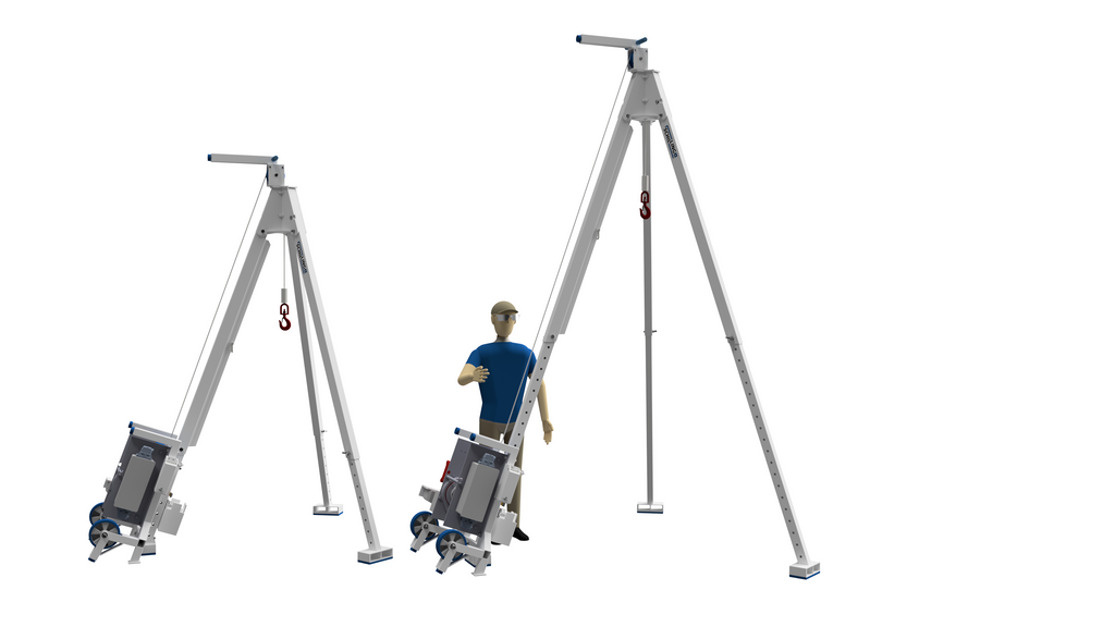 SCHILLING - Alu-Dreibock mit Aluminiumkopf