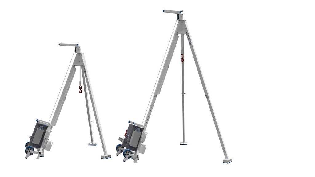 SCHILLING - Alu-Dreibock mit Elektro-Seilwinde