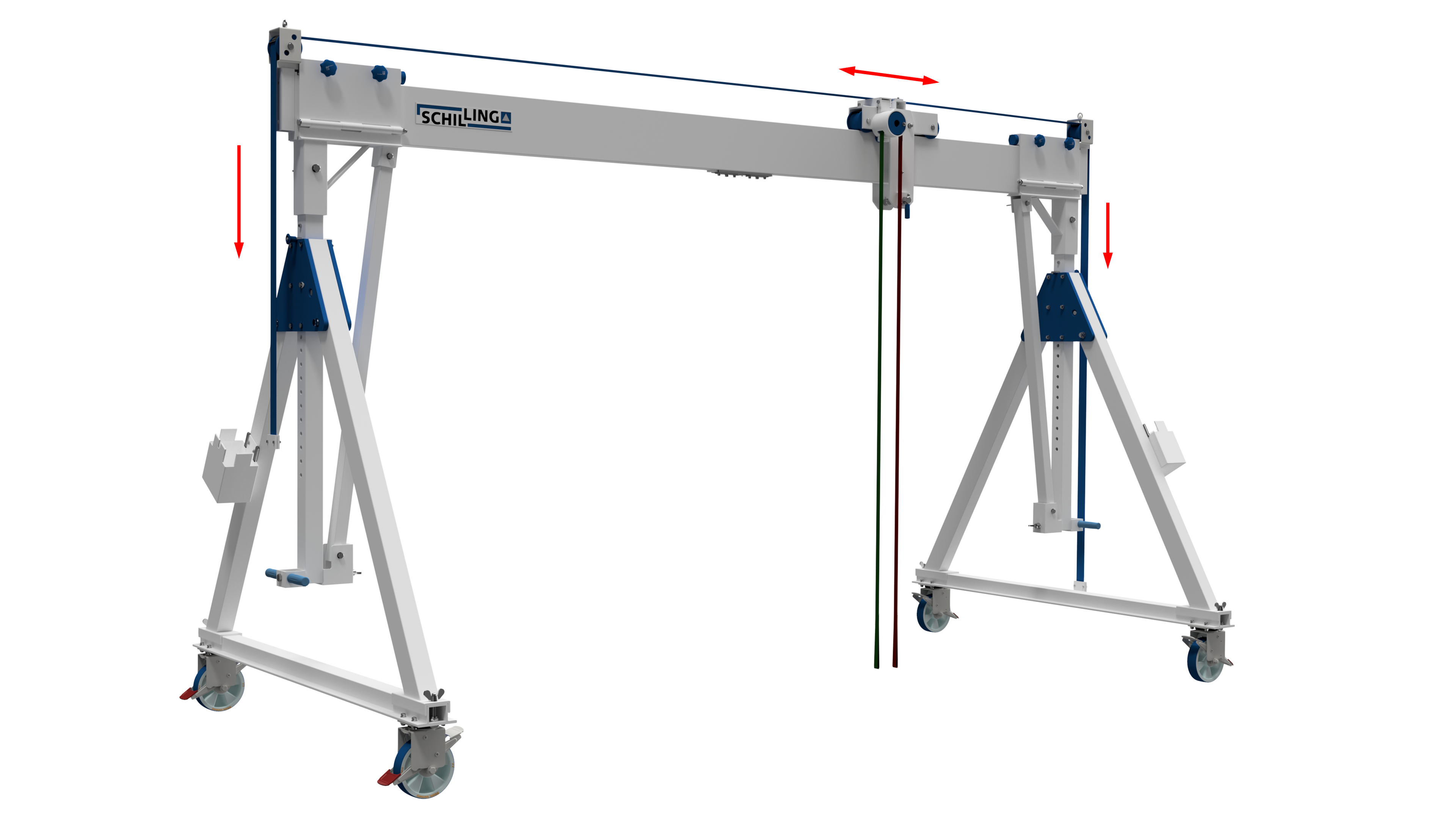 endless belt for aluminium gantry crane - single beam