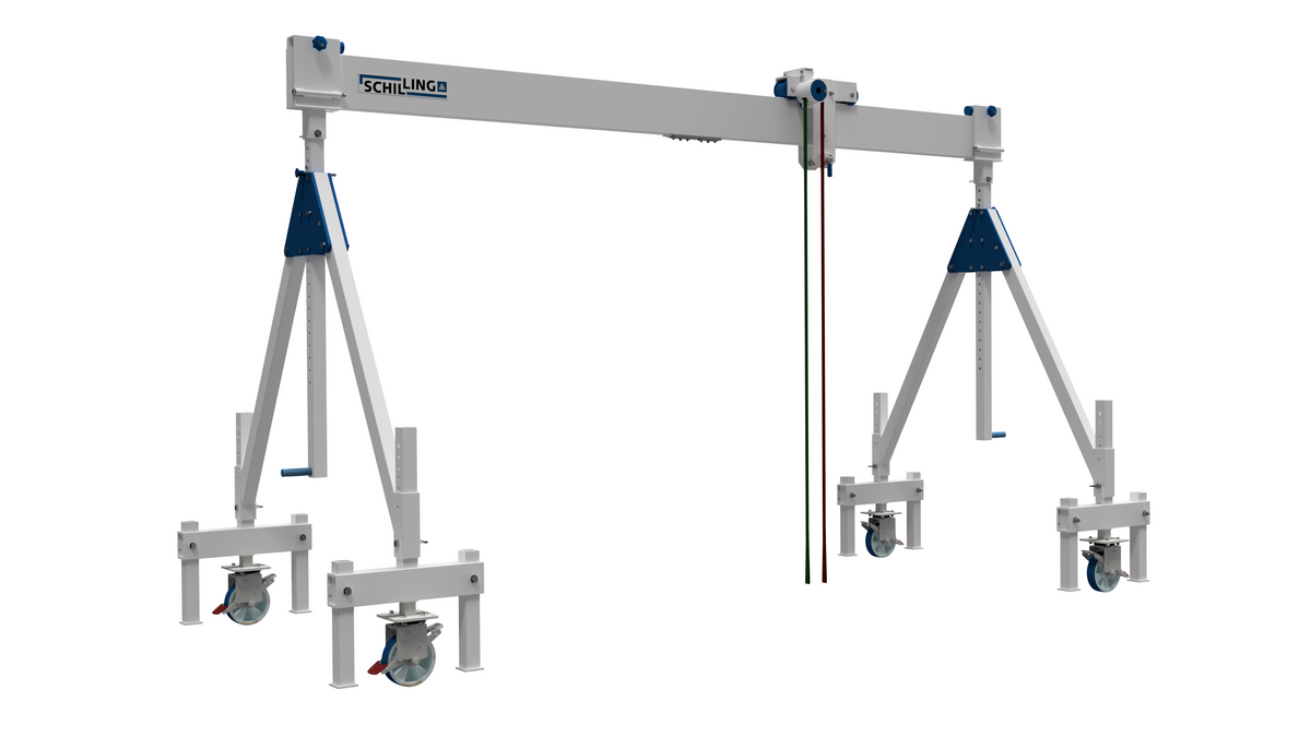Wheel Kit for Gantry Crane with steel swivel castors