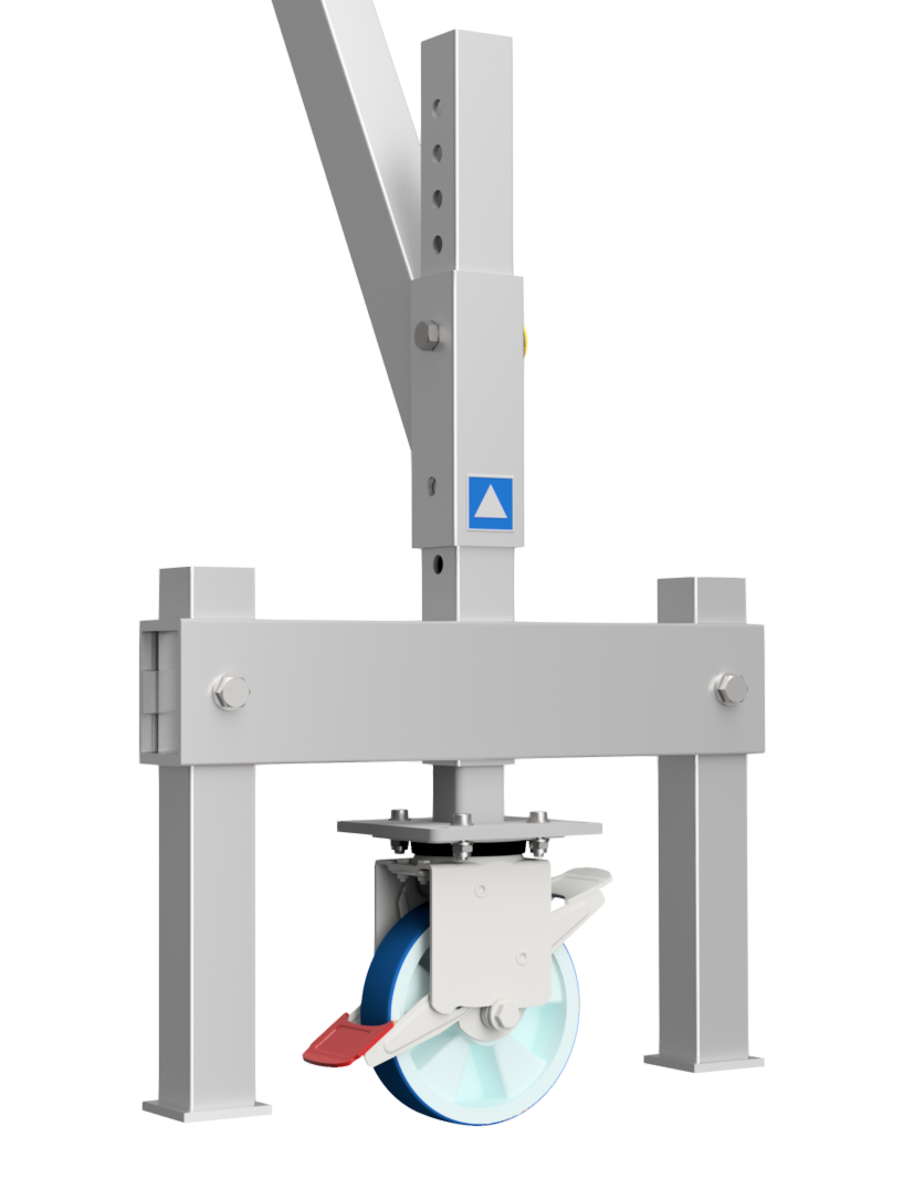 Wheel Kit for Gantry Crane with steel swivel castors