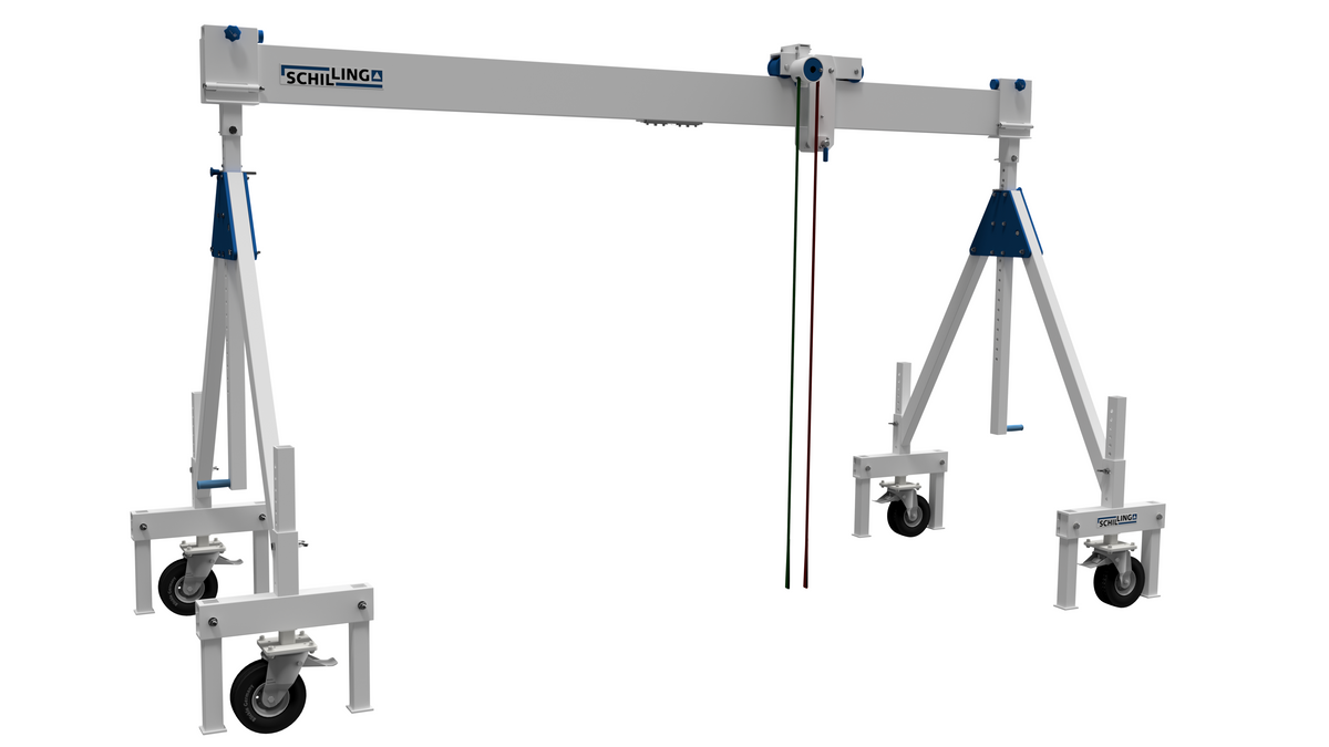 Wheel Kit for Gantry Crane with 4 super-elastic-solid rubber tyres