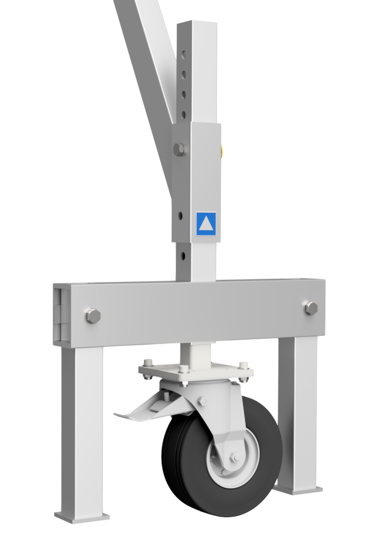 Wheel Kit for Gantry Crane with 4 super-elastic-solid rubber tyres