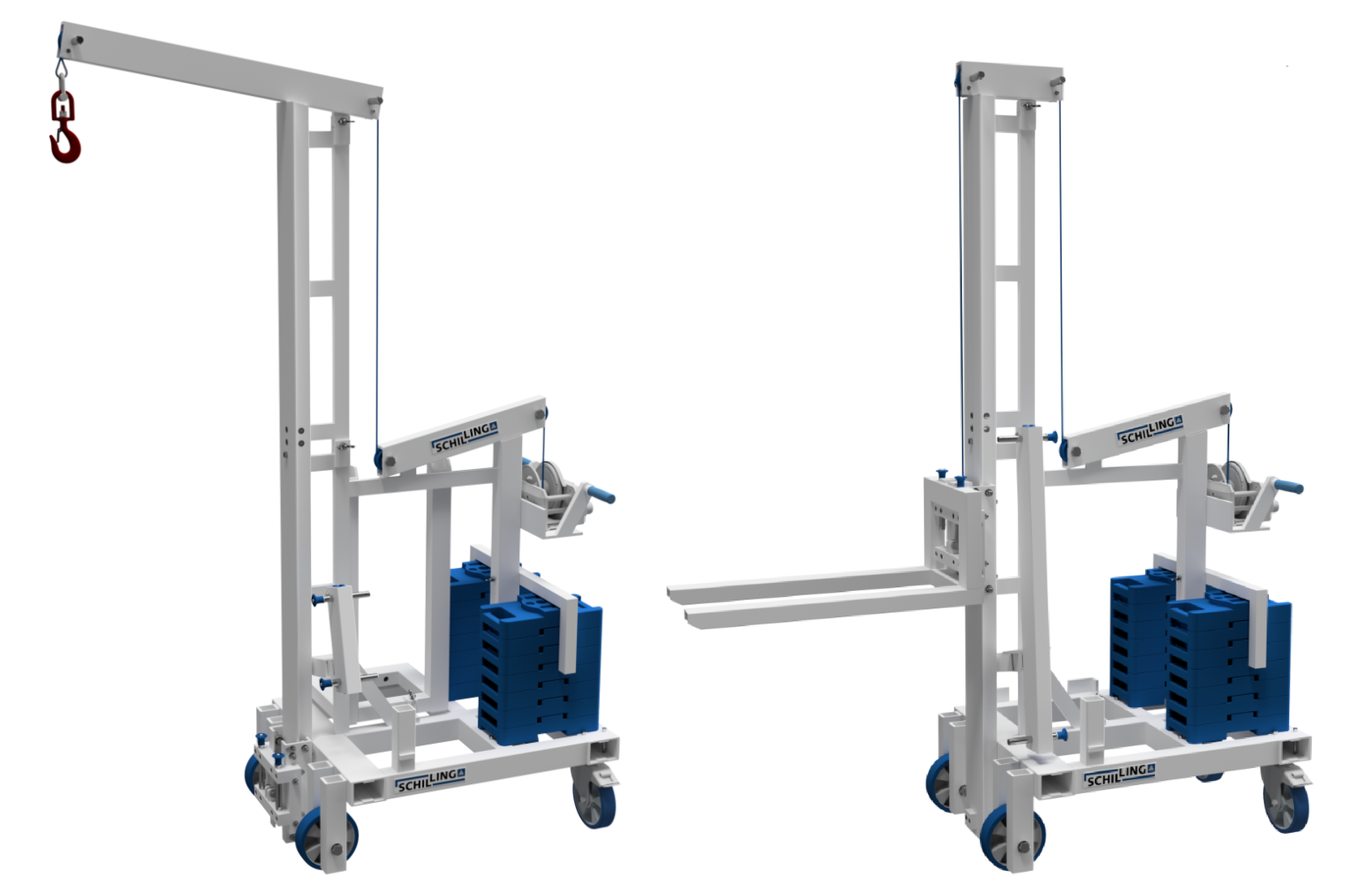 SCHILLING - Aluminium Multilift with counterweight