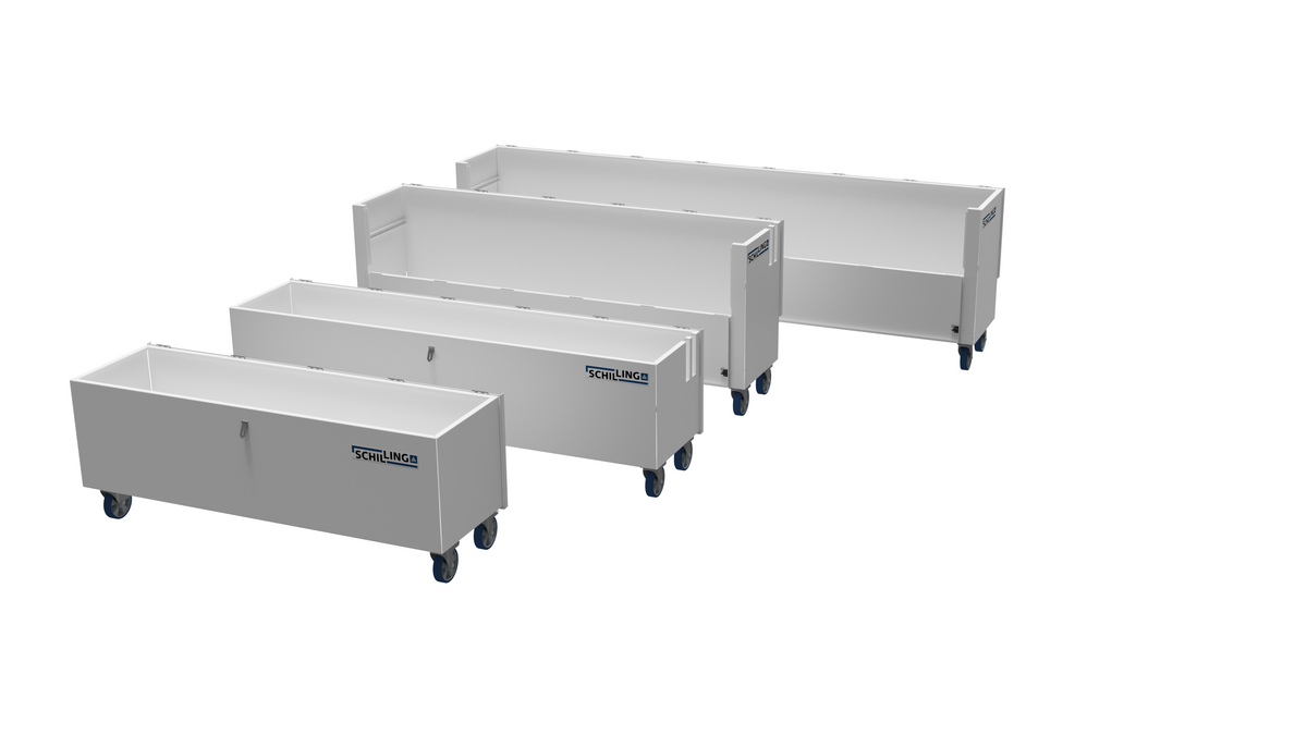 Packaging and transportation box Material: Aluminium
