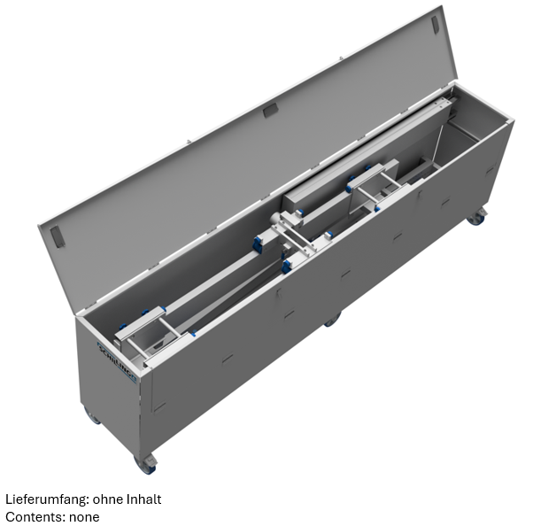 Packaging and transportation box Material: Aluminium