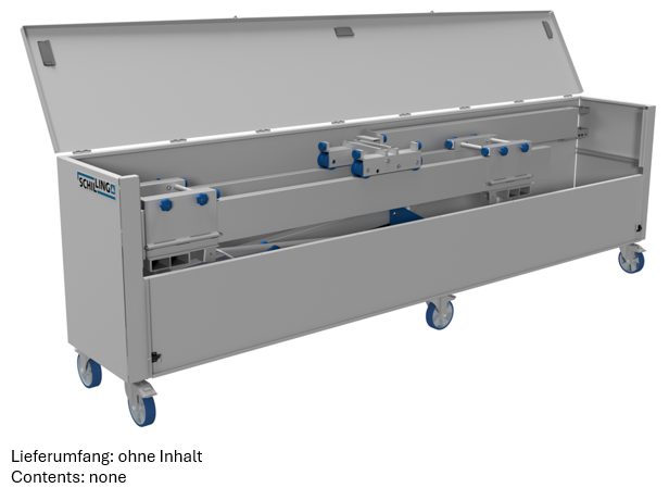 Packaging and transportation box Material: Aluminium