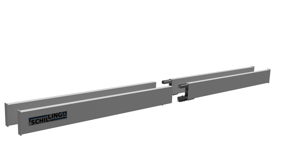 SCHILLING - Aluminium Gantry Crane stationary, high, double beam