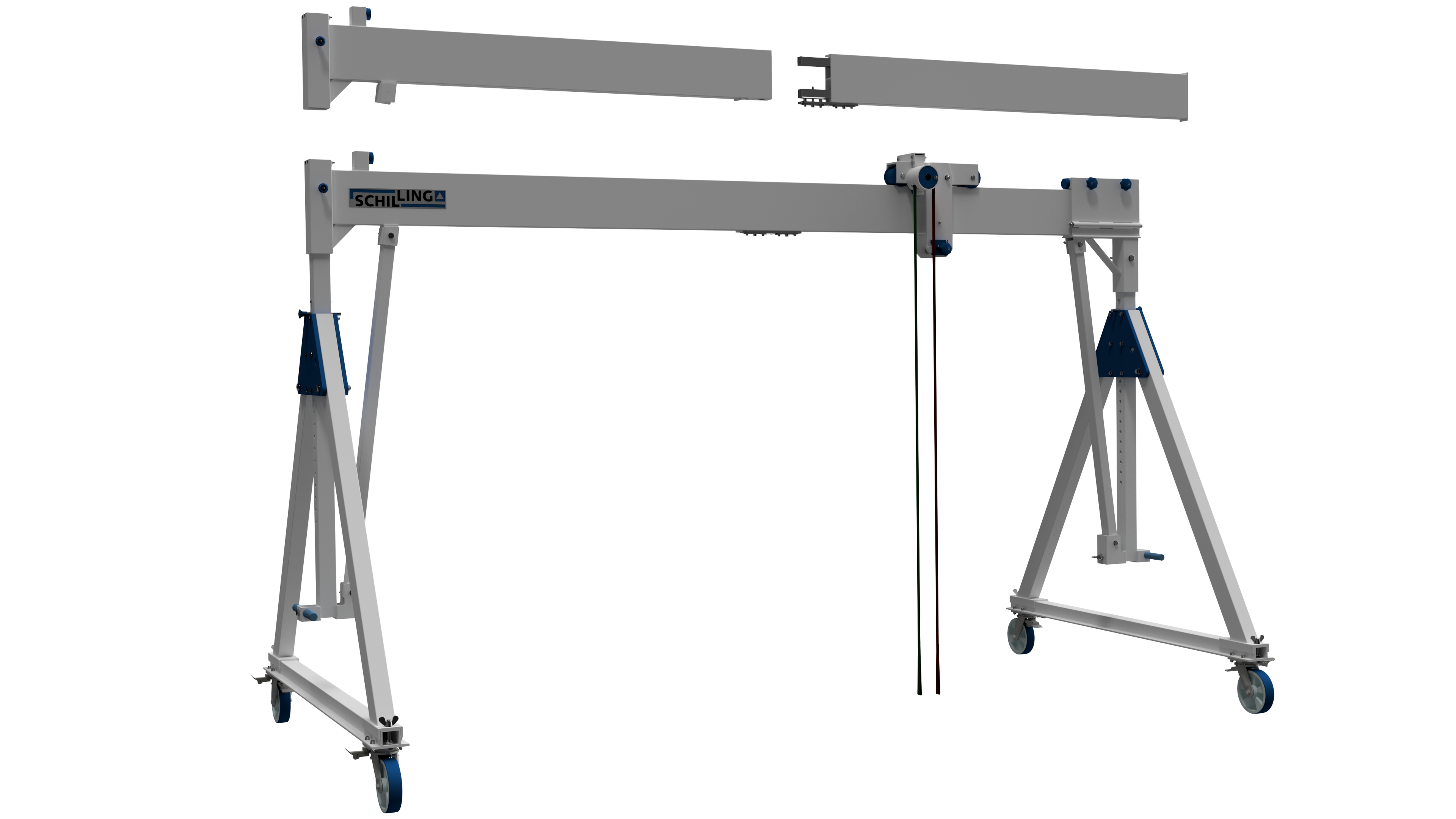 SCHILLING - Aluminium Gantry Crane movable under load, medium