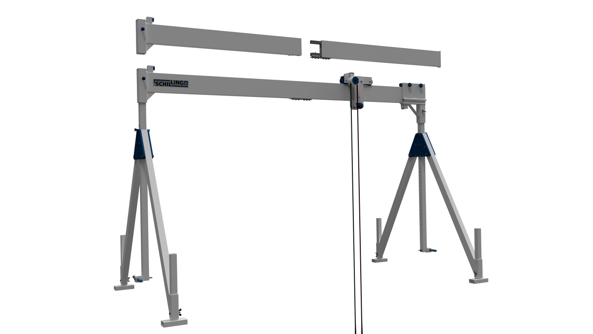 SCHILLING - Aluminium Gantry Crane stationary, high