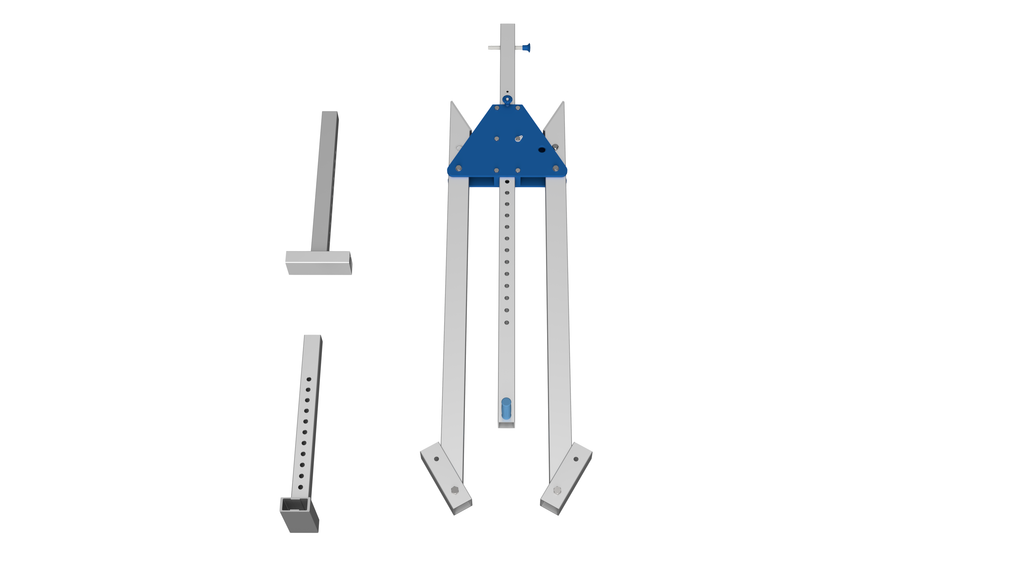 SCHILLING - Alu-Portalkran stationär, mittel, Einzelträger