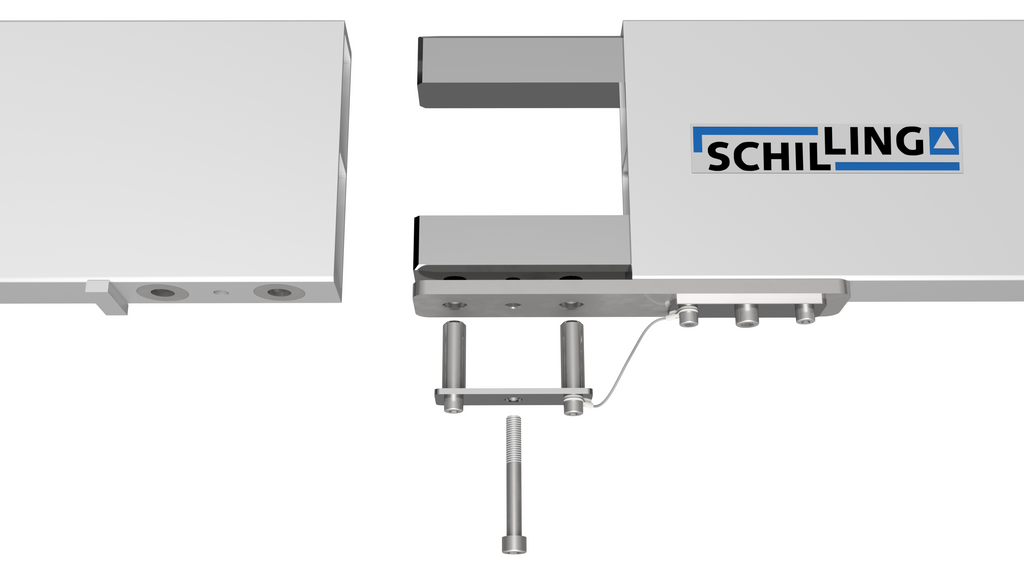 SCHILLING - Alu-Portalkran stationär, klein, Einzelträger