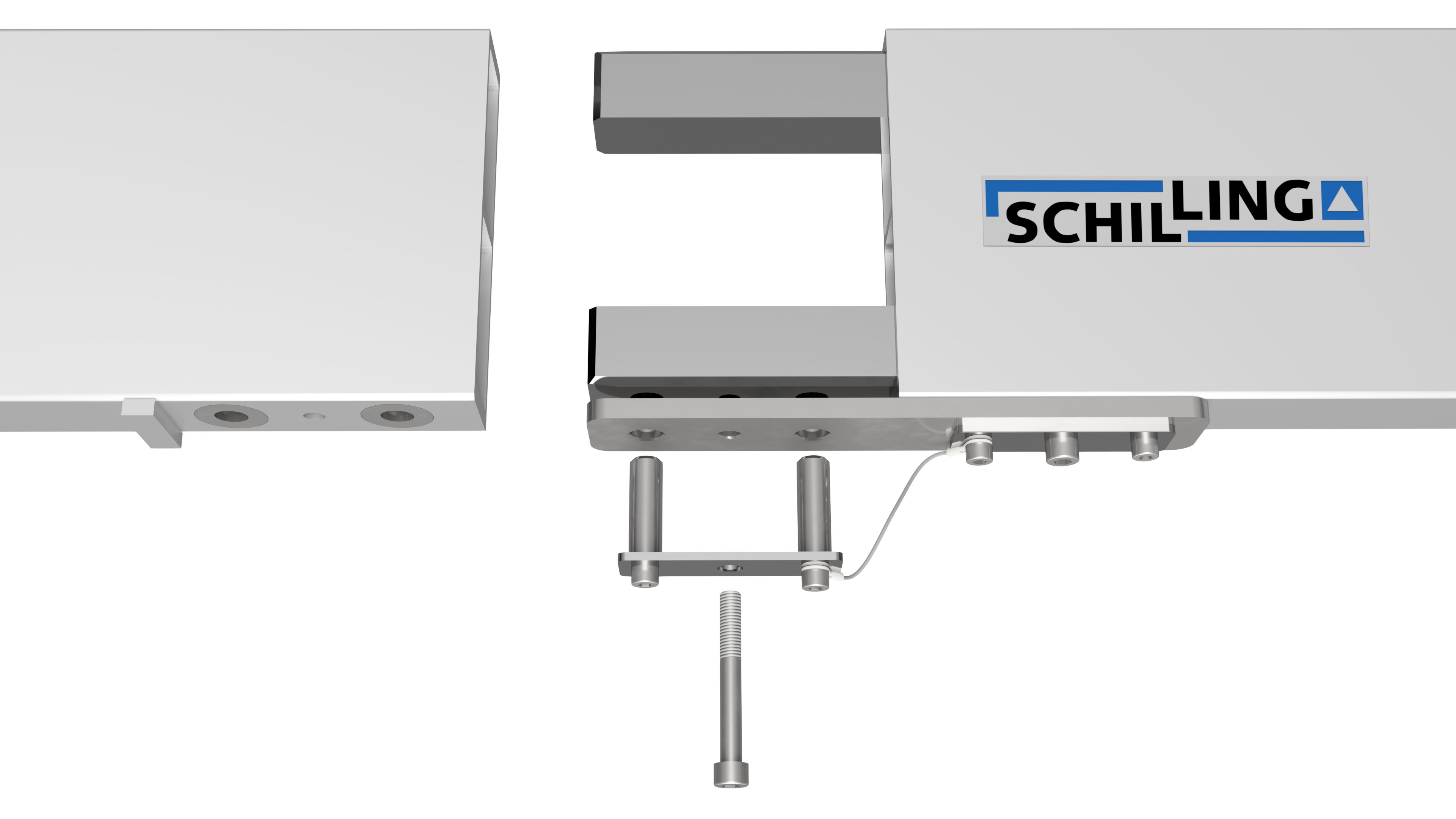 SCHILLING - Alu-Portalkran stationär, klein, Einzelträger