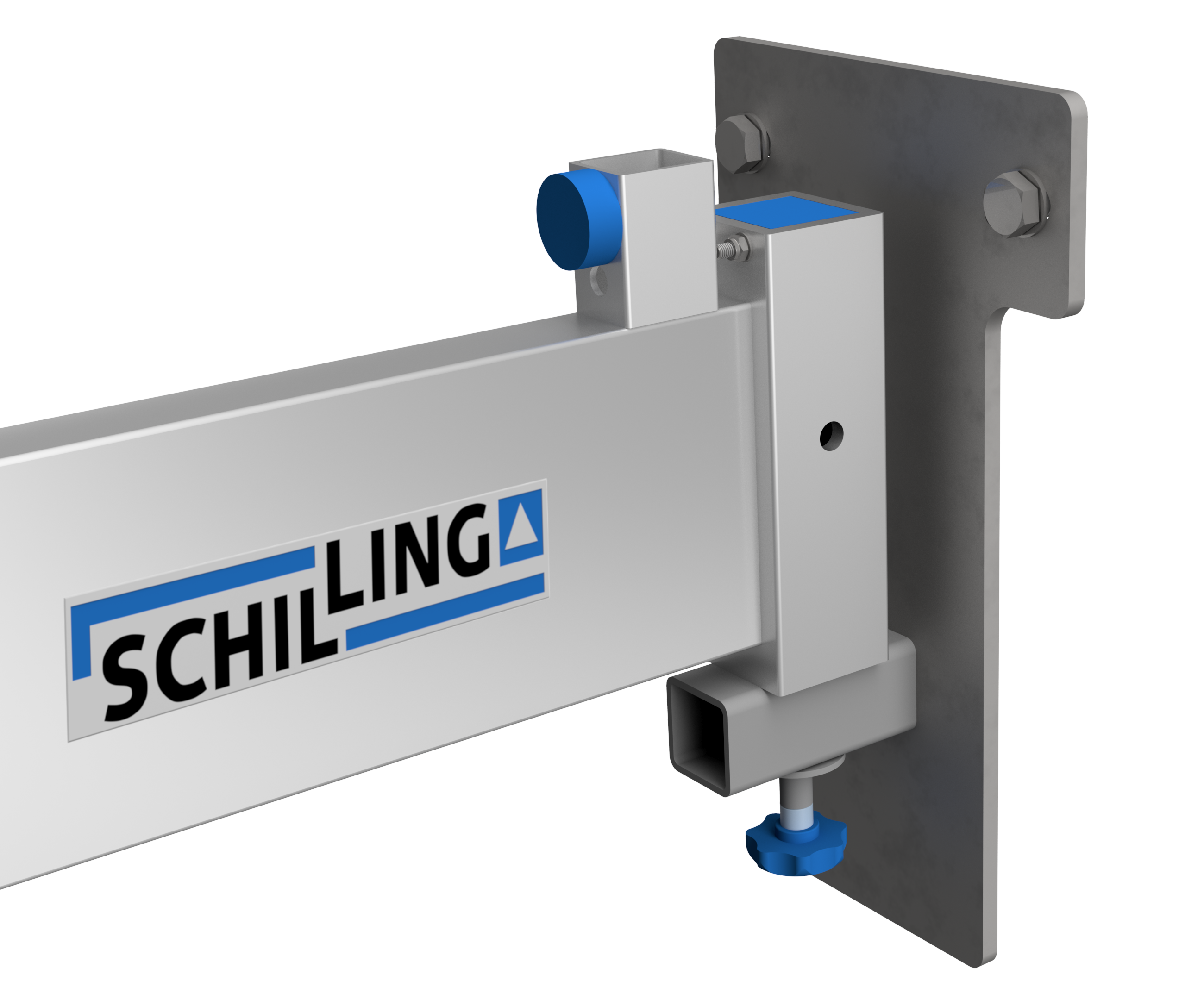 SCHILLING - Wall Bracket for aluminium gantry crane with single beam